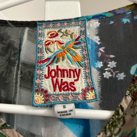 Johnny Was Sonnet Dixie Silk Dress - Picture 5 of 7